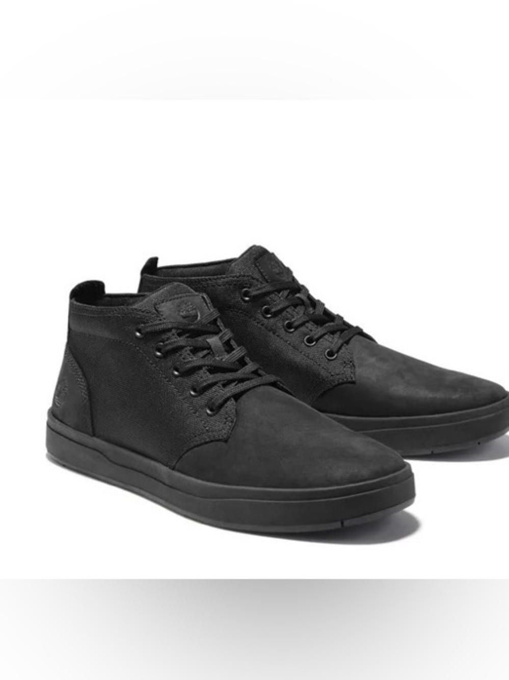Timberland Davis Square Chukka Sneakers Men's 10 Blackout Nubuck NWT